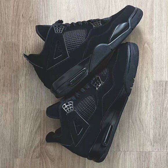 Jordan Other - Men's Air Jordan 4 Retro 'Black Cat' Black Anthracite - Authentic Brand New